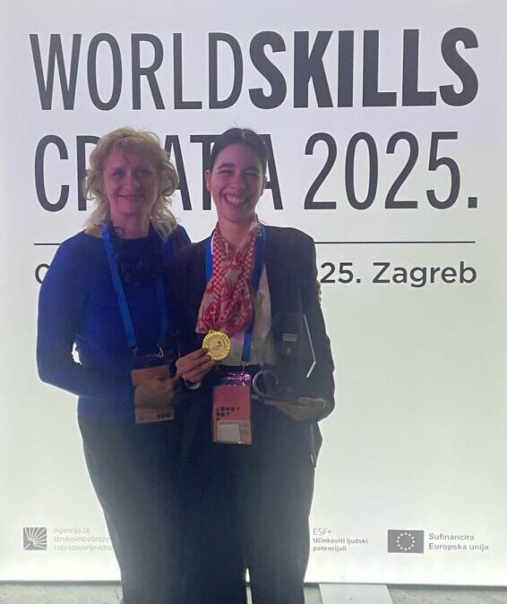 ZLATNA MEDALJA NA NATJECANJU WORLDSKILLS CROATIA!