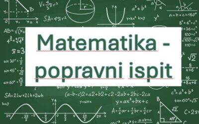 Popravni ispiti iz MATEMATIKE
